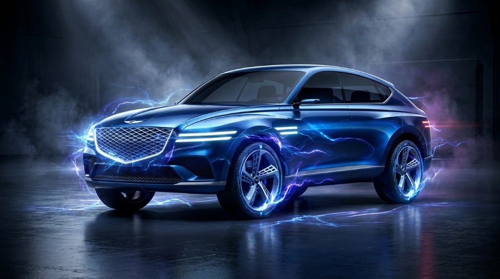Genesis Luxury Electric SUV Automotive Concept